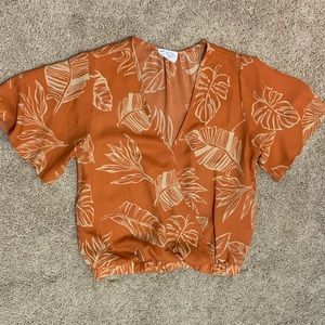 Tropical breeze crop top